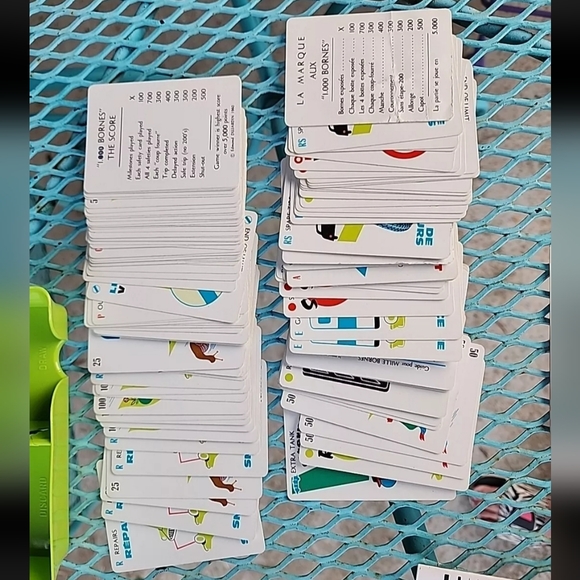 Vintage 1971 Parker Brothers Mille Bornes French Card Game - Verified Complete - Picture 6 of 7